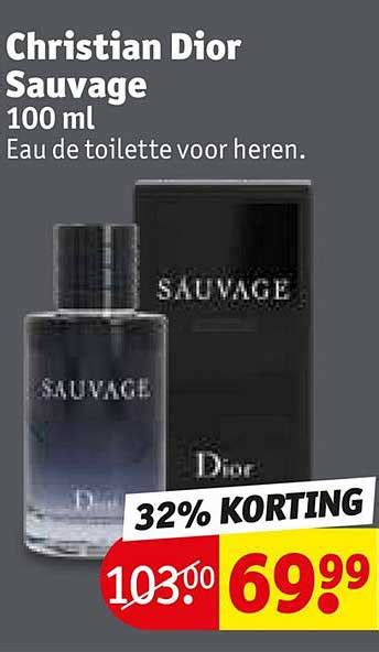 dior sauvage aanbieding kruidvat